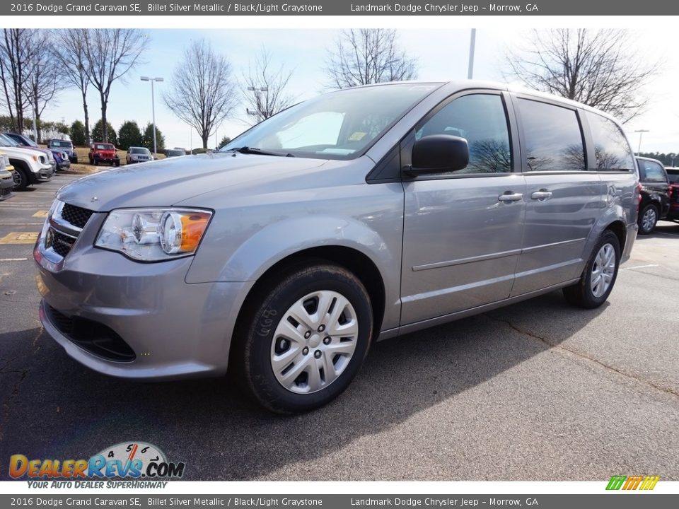 2016 Dodge Grand Caravan SE Billet Silver Metallic / Black/Light Graystone Photo #1
