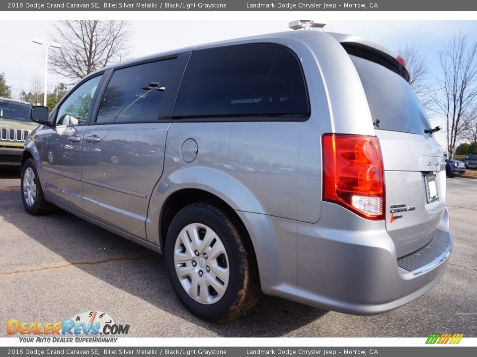 2016 Dodge Grand Caravan SE Billet Silver Metallic / Black/Light Graystone Photo #2