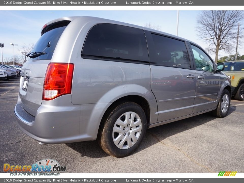 2016 Dodge Grand Caravan SE Billet Silver Metallic / Black/Light Graystone Photo #3