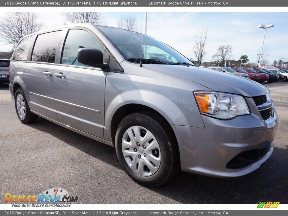 2016 Dodge Grand Caravan SE Billet Silver Metallic / Black/Light Graystone Photo #4