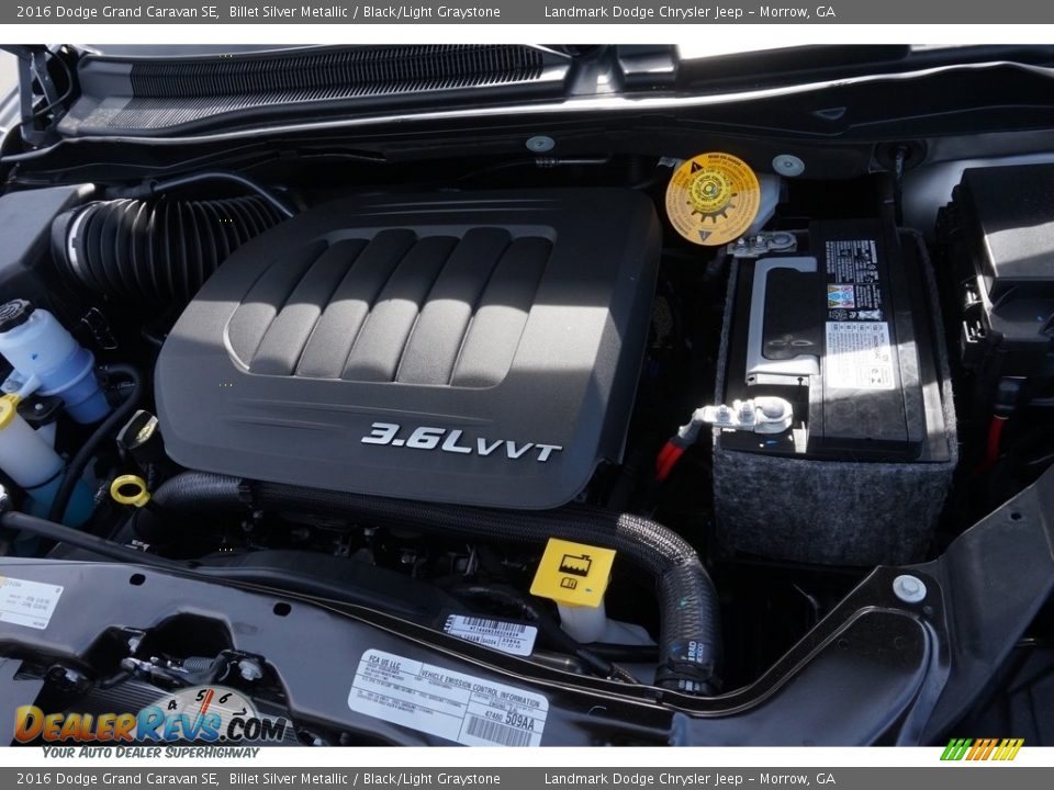 2016 Dodge Grand Caravan SE Billet Silver Metallic / Black/Light Graystone Photo #8