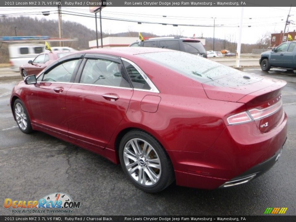 2013 Lincoln MKZ 3.7L V6 FWD Ruby Red / Charcoal Black Photo #5