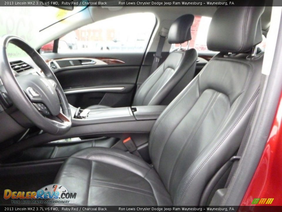 2013 Lincoln MKZ 3.7L V6 FWD Ruby Red / Charcoal Black Photo #14