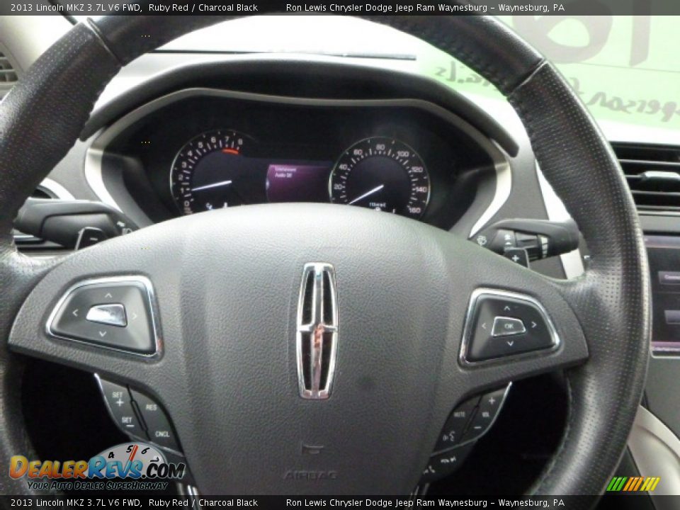 2013 Lincoln MKZ 3.7L V6 FWD Ruby Red / Charcoal Black Photo #20