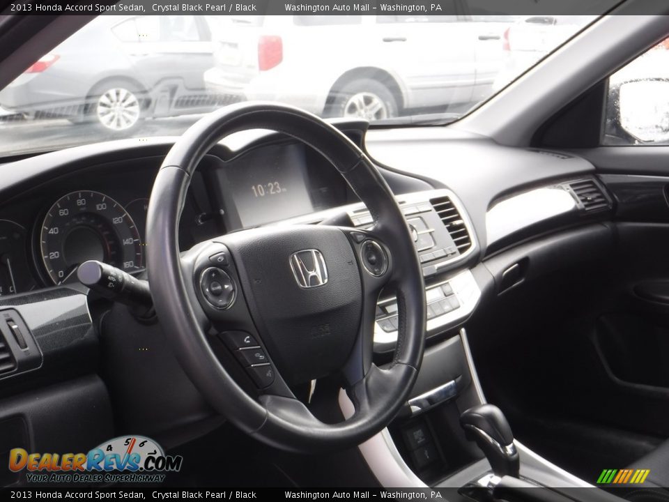 2013 Honda Accord Sport Sedan Crystal Black Pearl / Black Photo #11