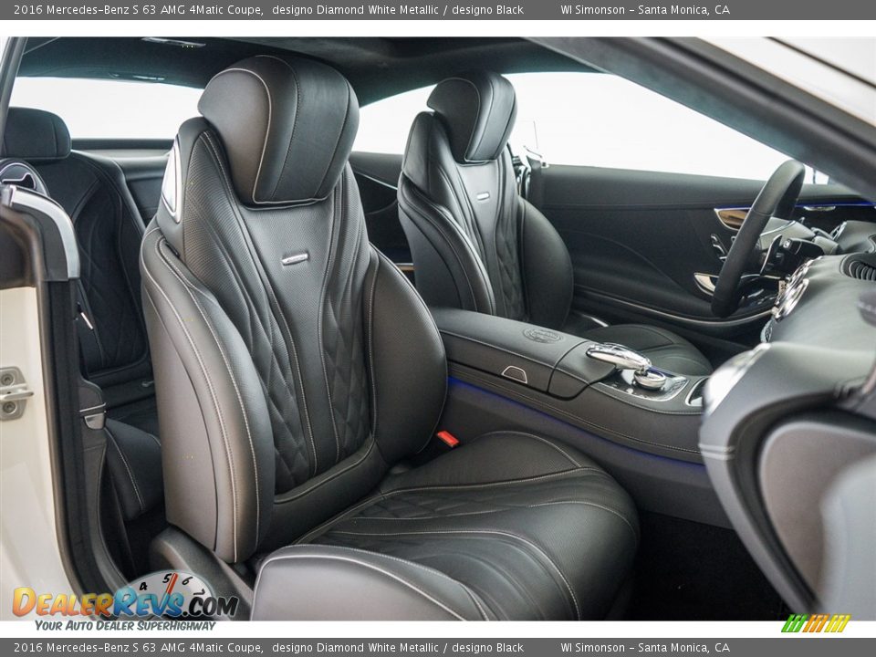 Front Seat of 2016 Mercedes-Benz S 63 AMG 4Matic Coupe Photo #2