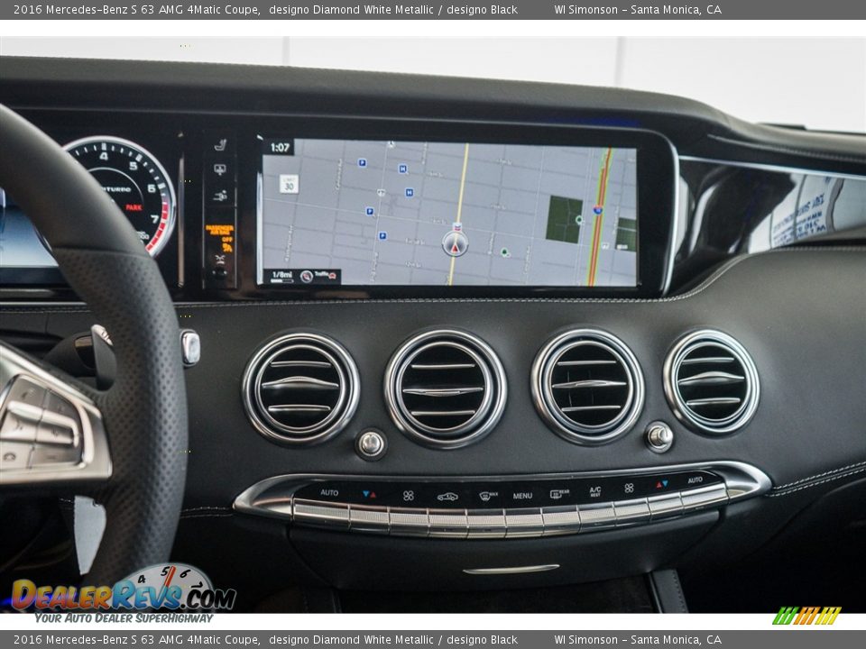 Controls of 2016 Mercedes-Benz S 63 AMG 4Matic Coupe Photo #8