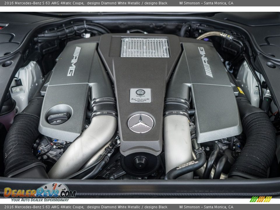 2016 Mercedes-Benz S 63 AMG 4Matic Coupe 5.5 Liter AMG biturbo DOHC 32-Valve VVT V8 Engine Photo #9