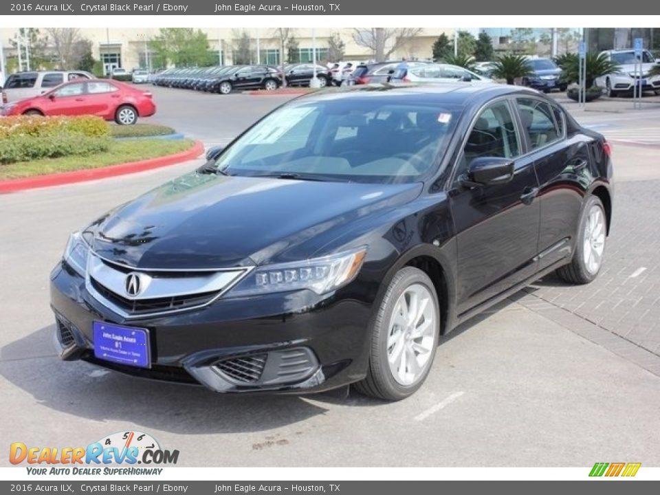 2016 Acura ILX Crystal Black Pearl / Ebony Photo #3