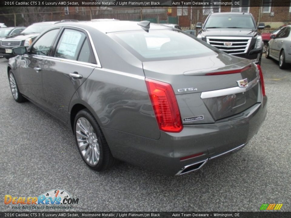 2016 Cadillac CTS 3.6 Luxury AWD Sedan Moonstone Metallic / Light Platinum/Jet Black Photo #4