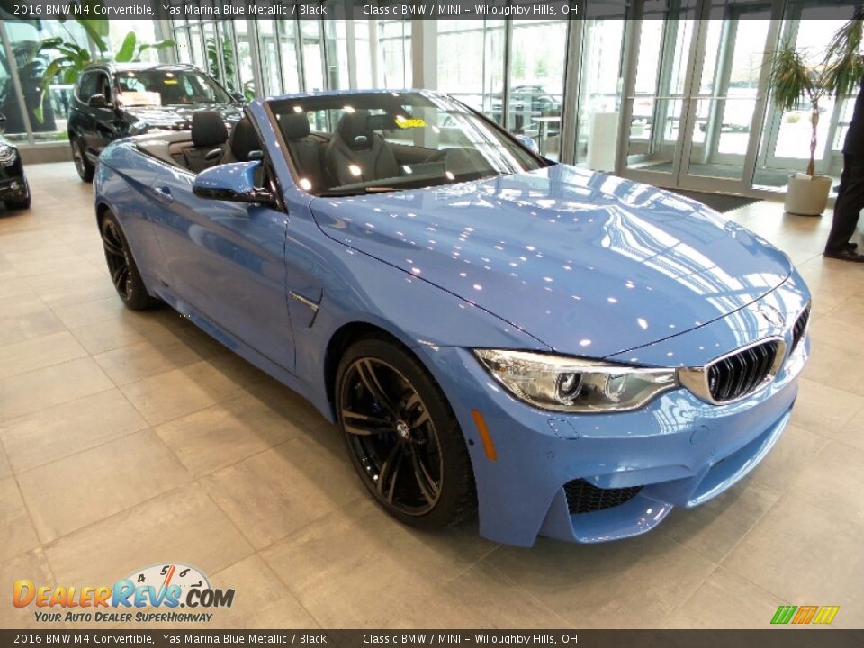 Yas Marina Blue Metallic 2016 BMW M4 Convertible Photo #2
