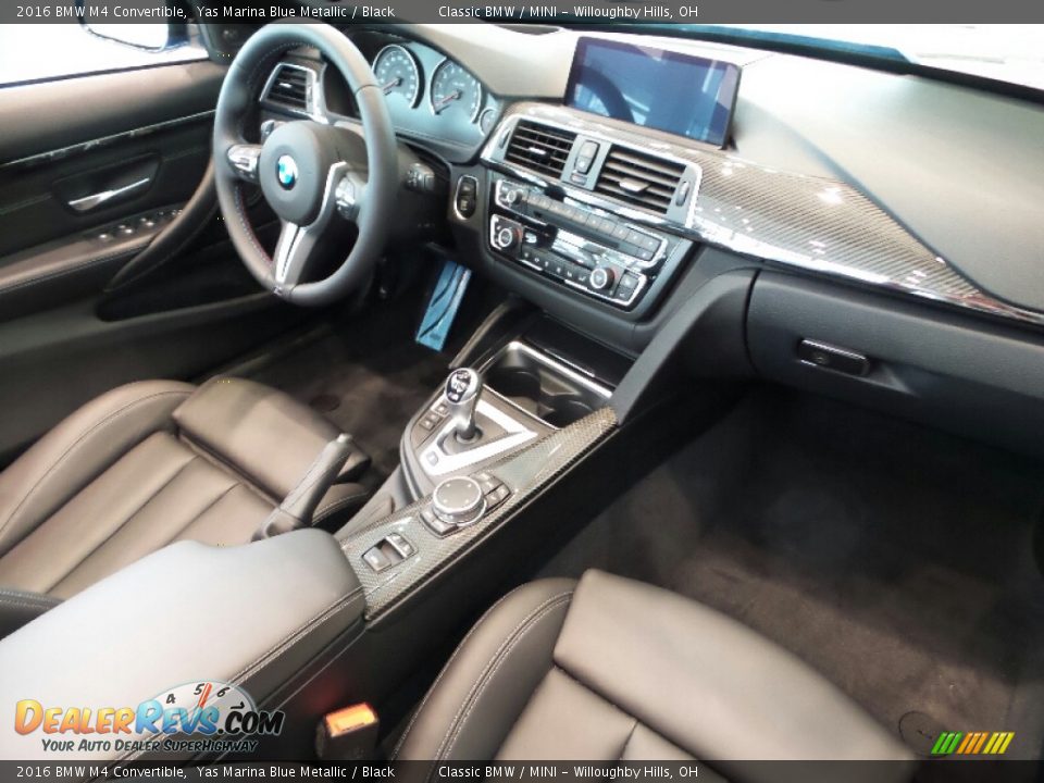 2016 BMW M4 Convertible Yas Marina Blue Metallic / Black Photo #4