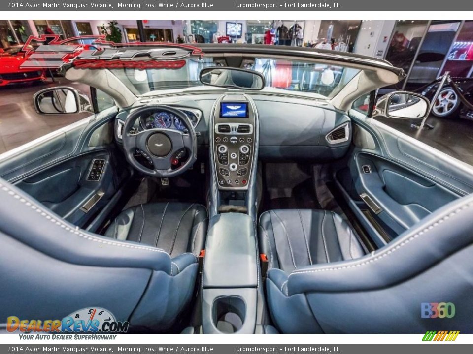 Aurora Blue Interior - 2014 Aston Martin Vanquish Volante Photo #4