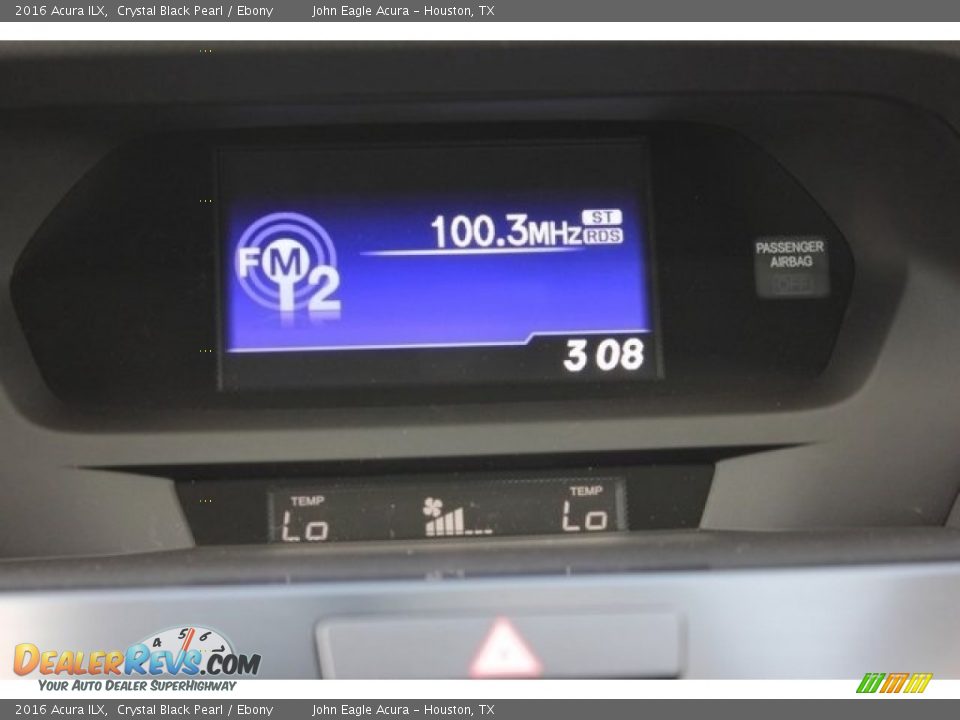 2016 Acura ILX Crystal Black Pearl / Ebony Photo #30