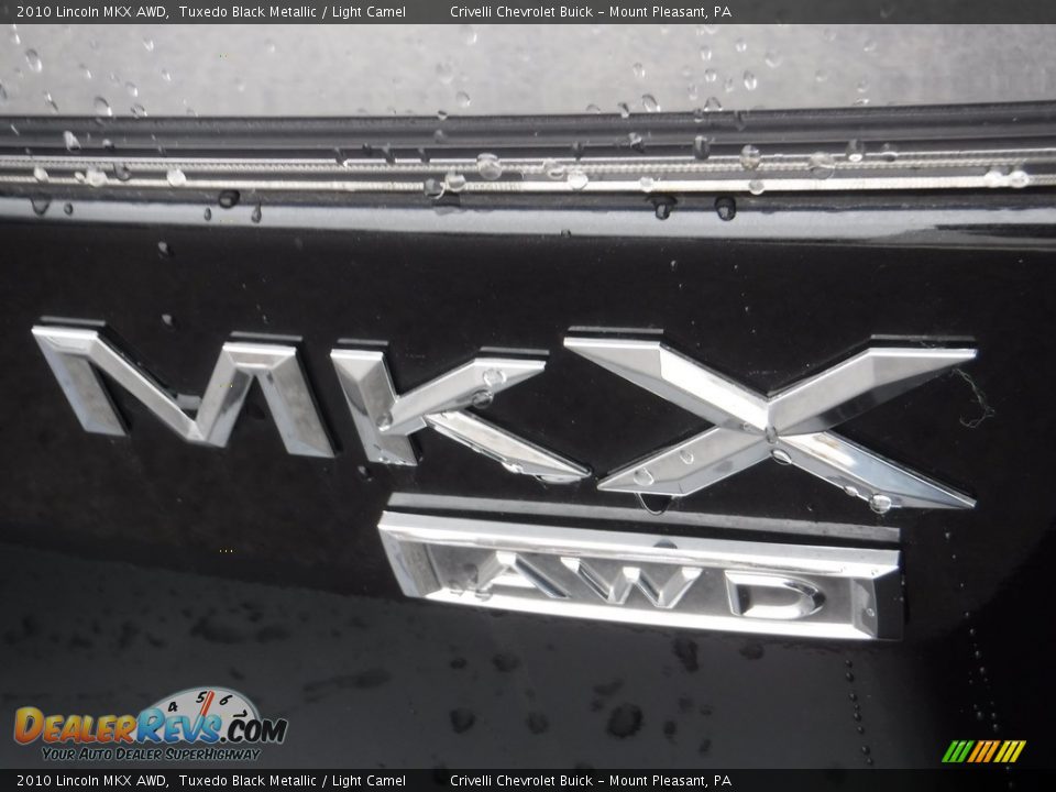 2010 Lincoln MKX AWD Tuxedo Black Metallic / Light Camel Photo #9