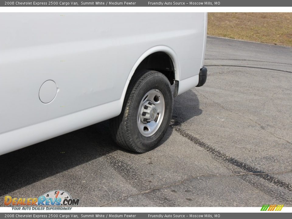 2008 Chevrolet Express 2500 Cargo Van Summit White / Medium Pewter Photo #29