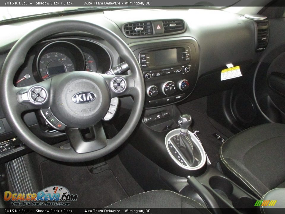 2016 Kia Soul + Shadow Black / Black Photo #9