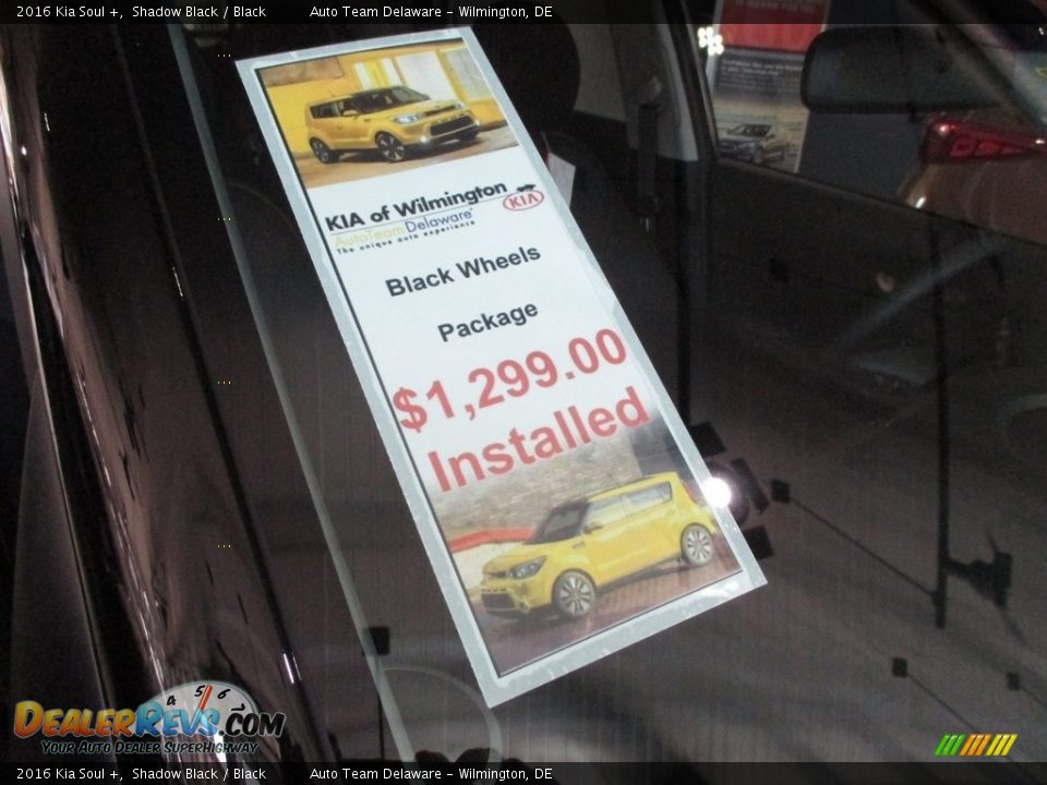 2016 Kia Soul + Shadow Black / Black Photo #12
