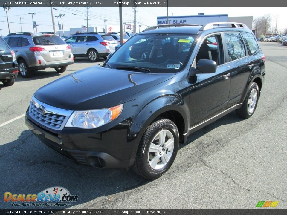 2012 Subaru Forester 2.5 X Dark Gray Metallic / Black Photo #2