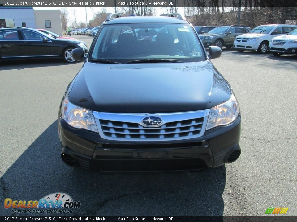 2012 Subaru Forester 2.5 X Dark Gray Metallic / Black Photo #3