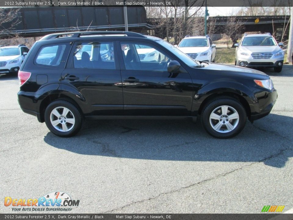 2012 Subaru Forester 2.5 X Dark Gray Metallic / Black Photo #5