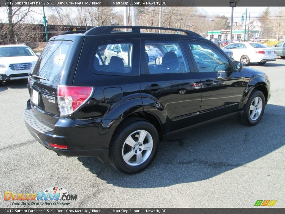 2012 Subaru Forester 2.5 X Dark Gray Metallic / Black Photo #6
