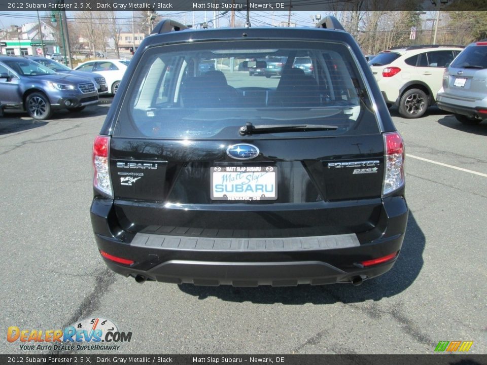 2012 Subaru Forester 2.5 X Dark Gray Metallic / Black Photo #7