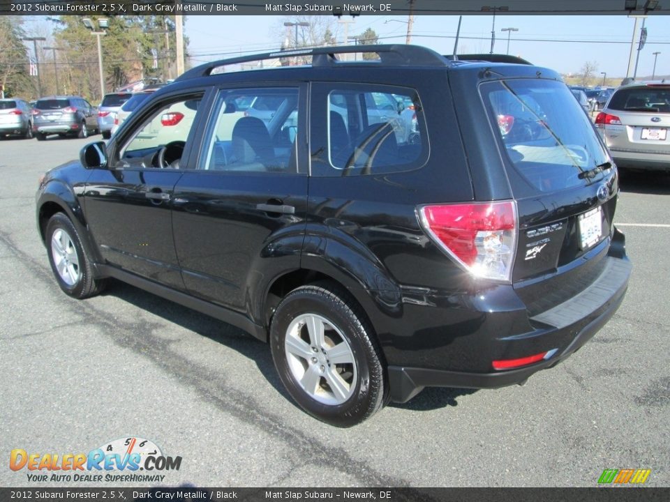 2012 Subaru Forester 2.5 X Dark Gray Metallic / Black Photo #8