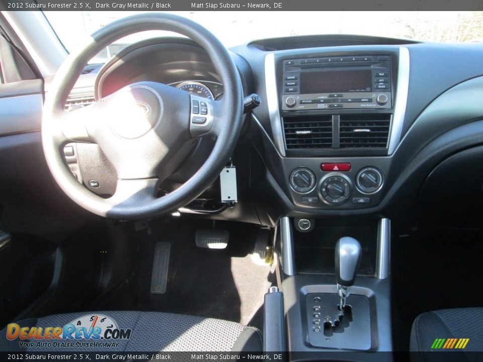2012 Subaru Forester 2.5 X Dark Gray Metallic / Black Photo #10