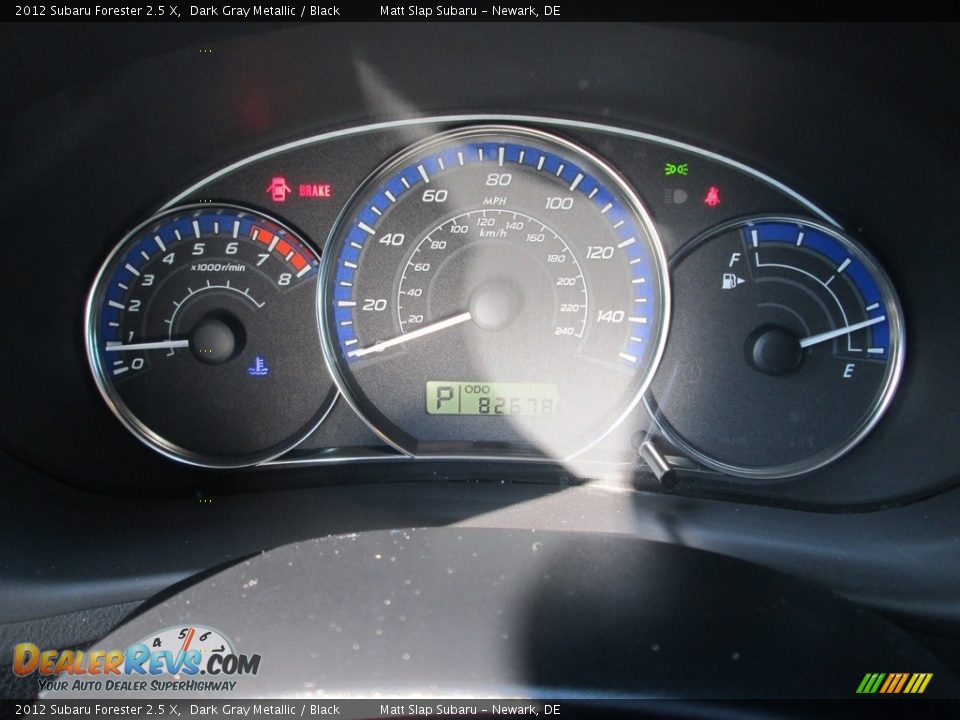 2012 Subaru Forester 2.5 X Dark Gray Metallic / Black Photo #25