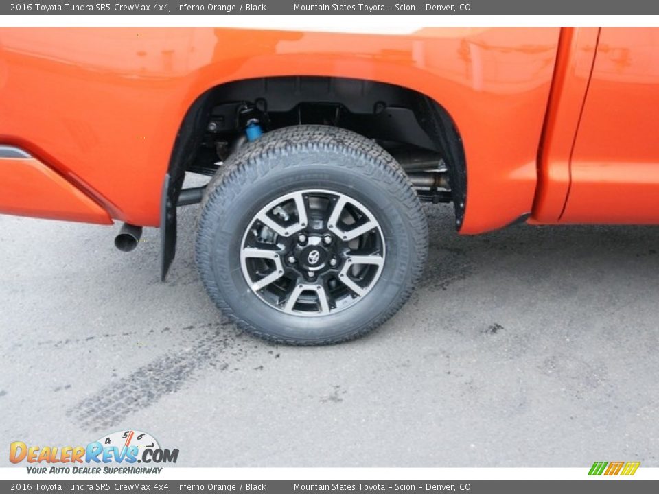 2016 Toyota Tundra SR5 CrewMax 4x4 Inferno Orange / Black Photo #9