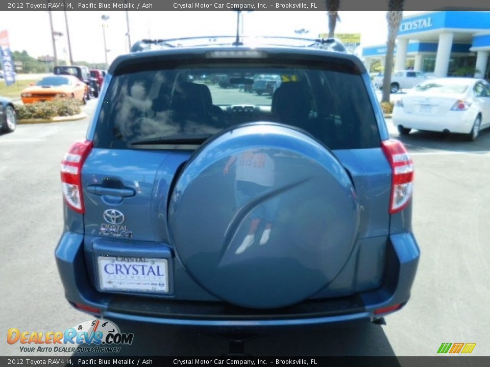 2012 Toyota RAV4 I4 Pacific Blue Metallic / Ash Photo #8