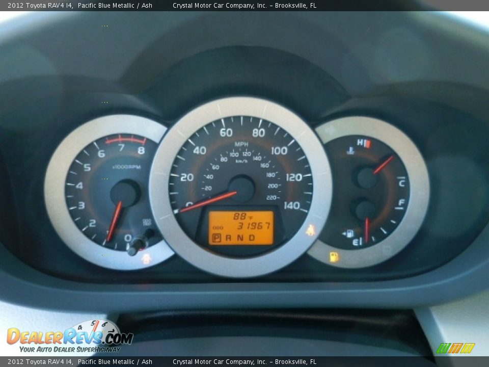 2012 Toyota RAV4 I4 Pacific Blue Metallic / Ash Photo #19