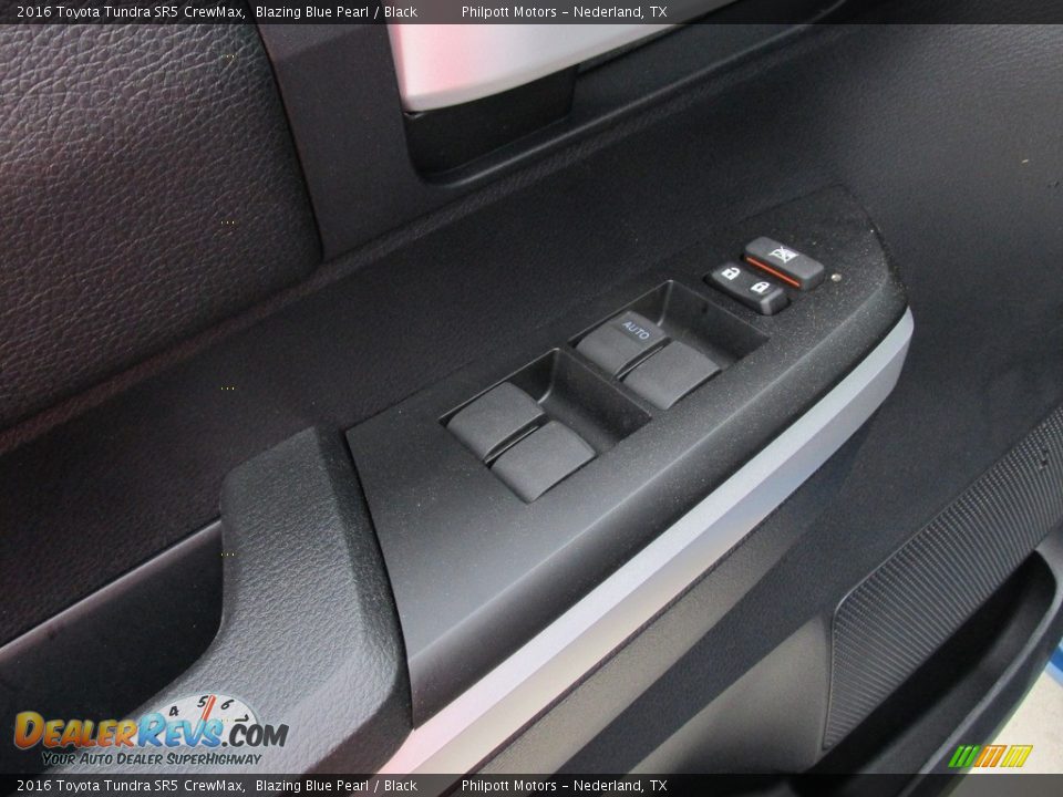 2016 Toyota Tundra SR5 CrewMax Blazing Blue Pearl / Black Photo #19