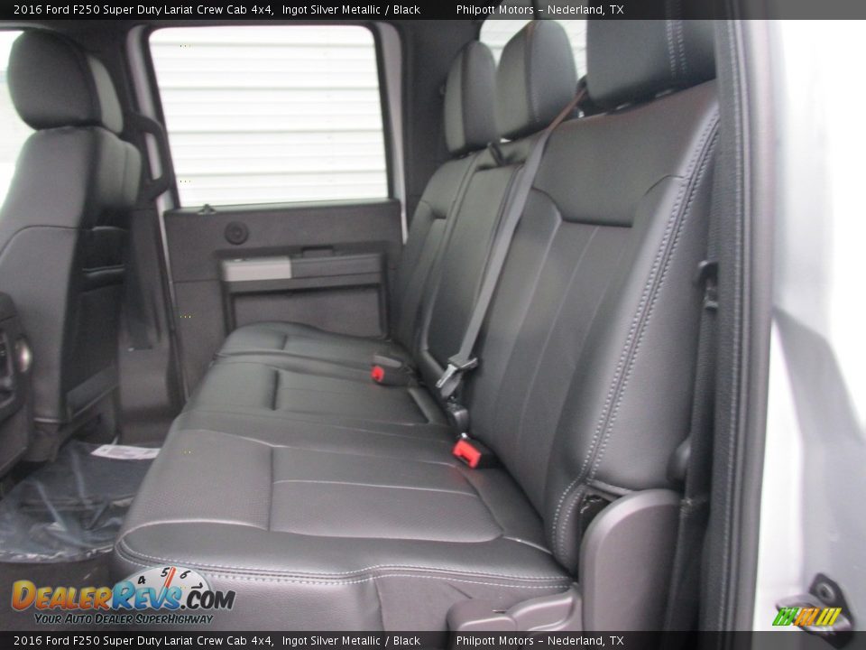 2016 Ford F250 Super Duty Lariat Crew Cab 4x4 Ingot Silver Metallic / Black Photo #20