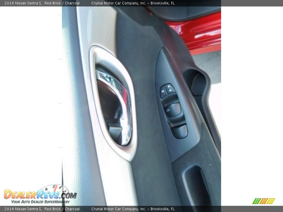 2014 Nissan Sentra S Red Brick / Charcoal Photo #17