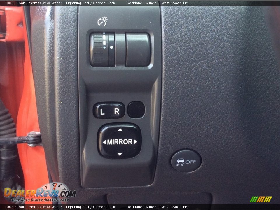 2008 Subaru Impreza WRX Wagon Lightning Red / Carbon Black Photo #11