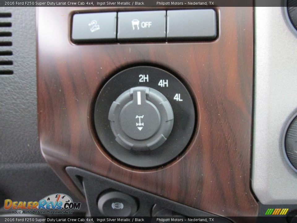 2016 Ford F250 Super Duty Lariat Crew Cab 4x4 Ingot Silver Metallic / Black Photo #33