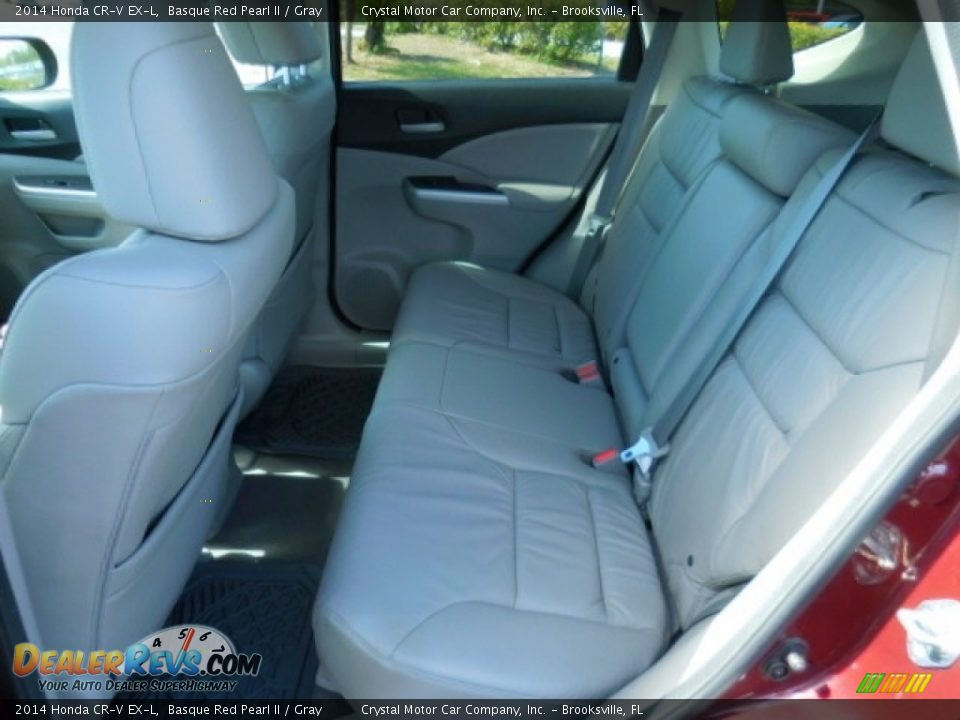 2014 Honda CR-V EX-L Basque Red Pearl II / Gray Photo #5