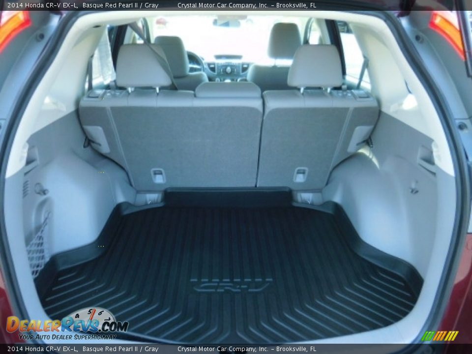 2014 Honda CR-V EX-L Basque Red Pearl II / Gray Photo #7