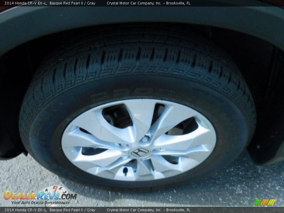 2014 Honda CR-V EX-L Basque Red Pearl II / Gray Photo #15