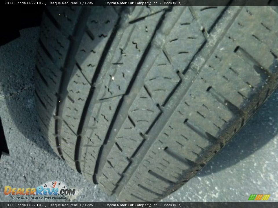 2014 Honda CR-V EX-L Basque Red Pearl II / Gray Photo #16