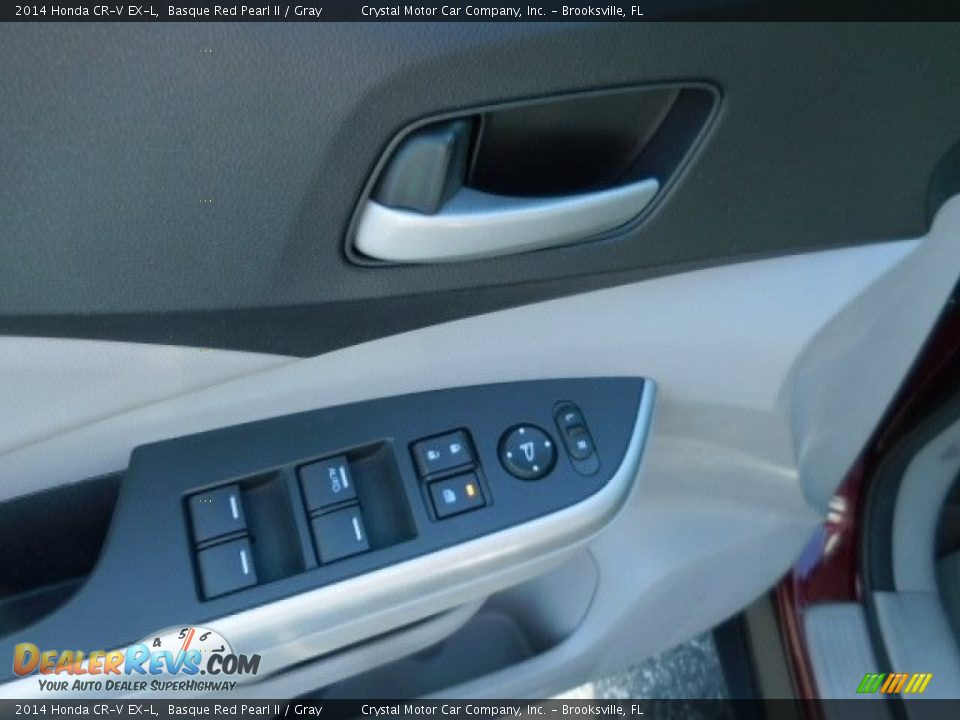 2014 Honda CR-V EX-L Basque Red Pearl II / Gray Photo #18
