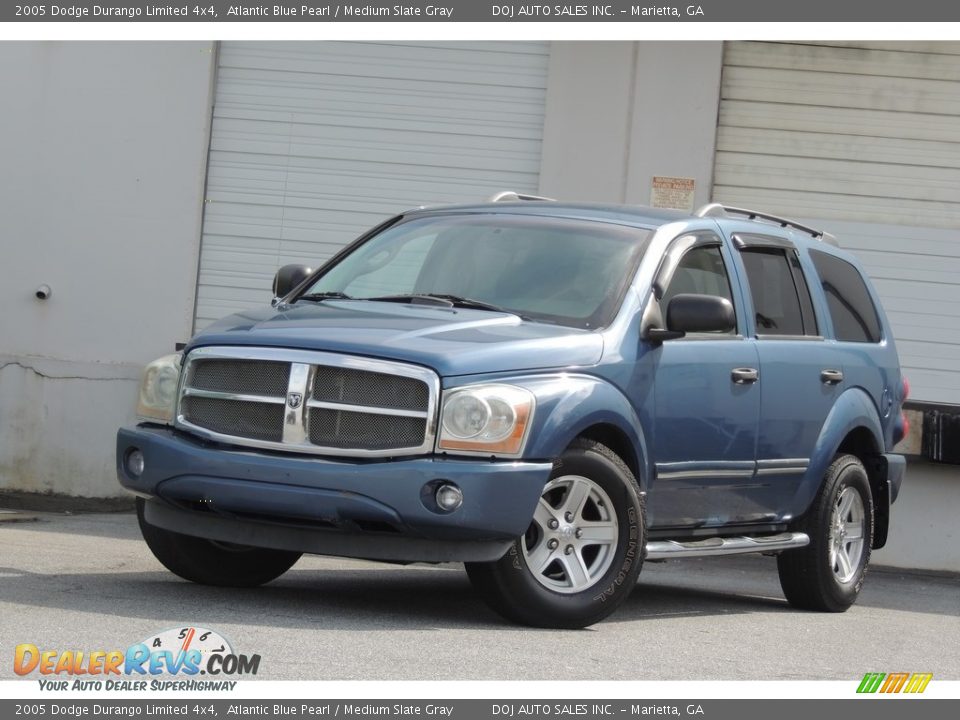 2005 Dodge Durango Limited 4x4 Atlantic Blue Pearl / Medium Slate Gray Photo #1