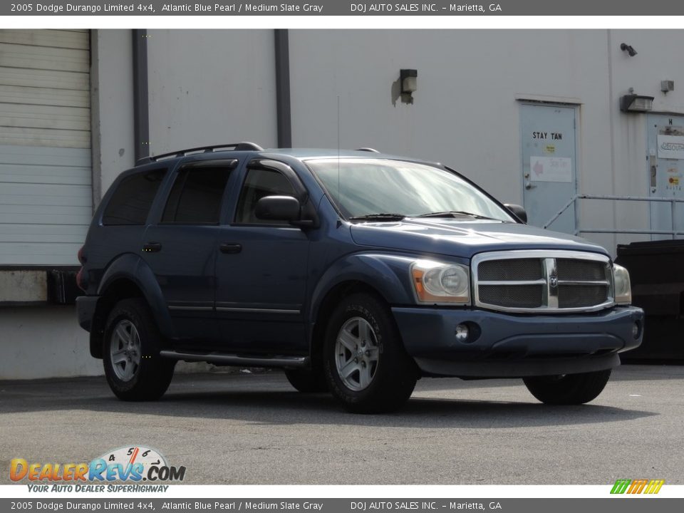 2005 Dodge Durango Limited 4x4 Atlantic Blue Pearl / Medium Slate Gray Photo #4