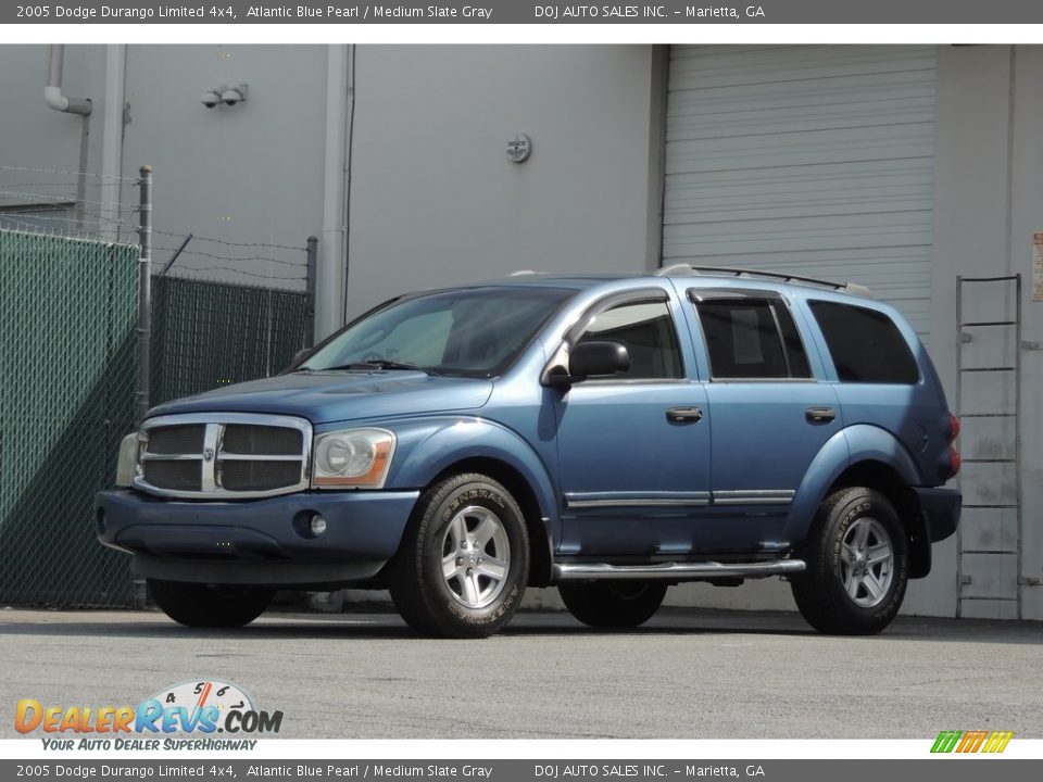 2005 Dodge Durango Limited 4x4 Atlantic Blue Pearl / Medium Slate Gray Photo #5