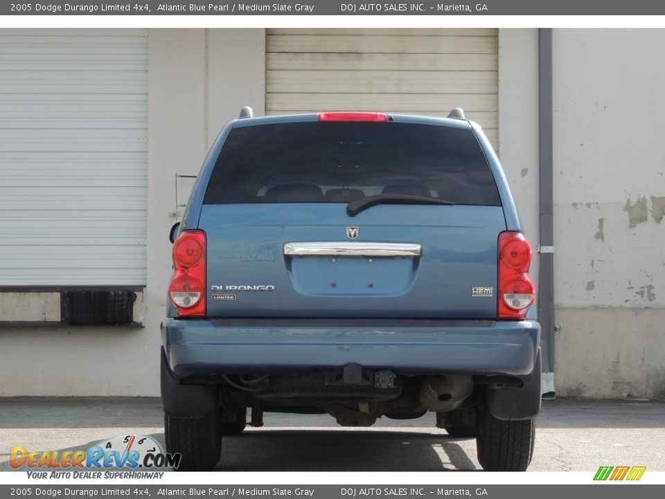 2005 Dodge Durango Limited 4x4 Atlantic Blue Pearl / Medium Slate Gray Photo #6