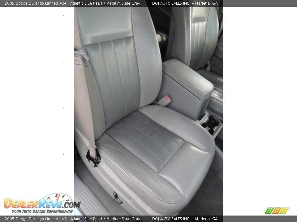 2005 Dodge Durango Limited 4x4 Atlantic Blue Pearl / Medium Slate Gray Photo #14