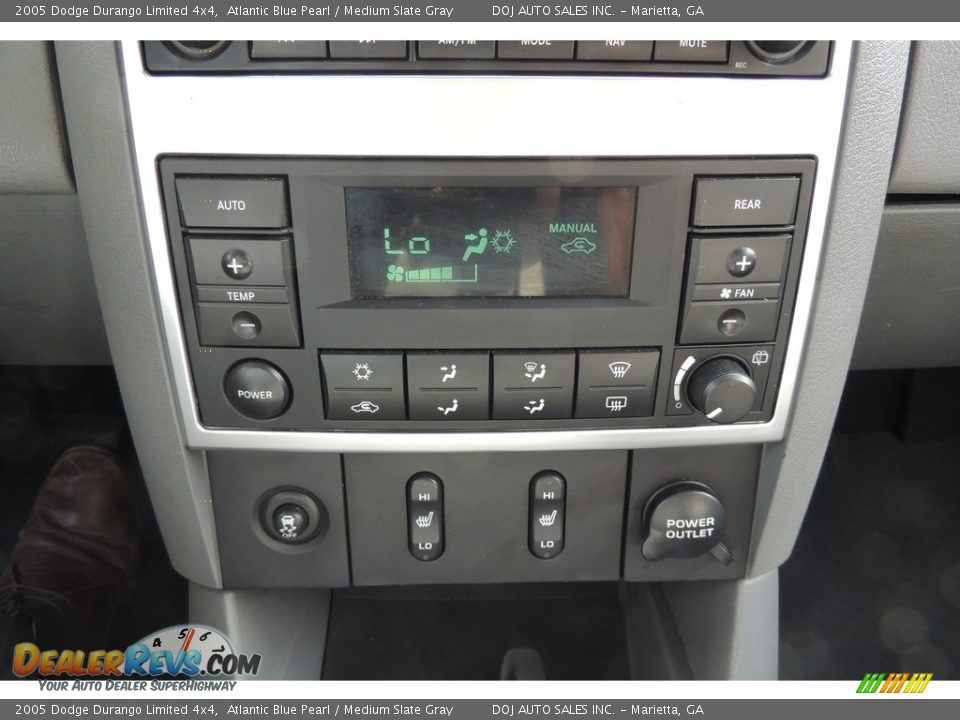 2005 Dodge Durango Limited 4x4 Atlantic Blue Pearl / Medium Slate Gray Photo #19