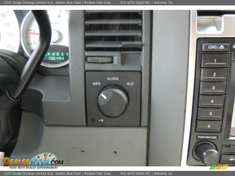 2005 Dodge Durango Limited 4x4 Atlantic Blue Pearl / Medium Slate Gray Photo #20